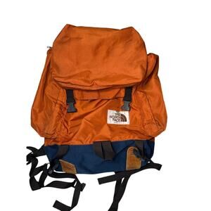 The North Face Vintage Hiking Rucksack Backpack Brown Label 70s